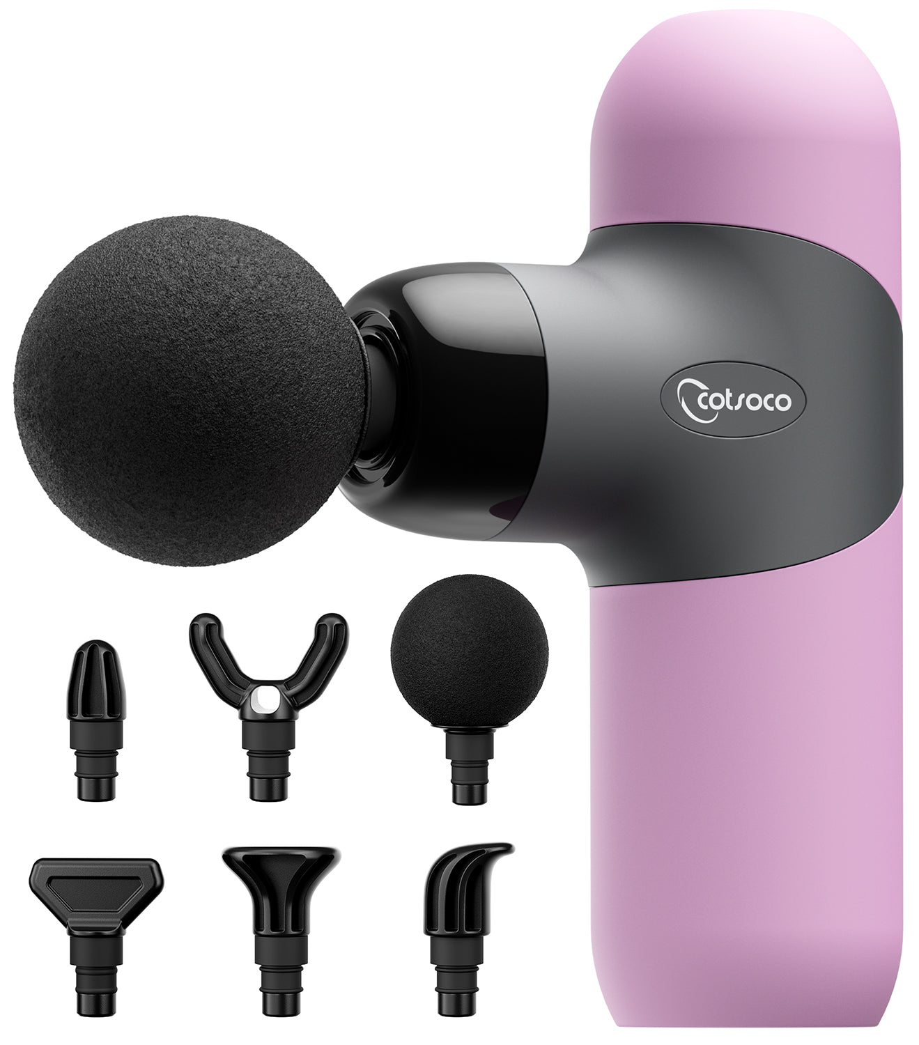 Mini Massage Gun, Percussion Deep Tissues Muscle Massager with 6 Massage Heads, Small Massage Gun Travel, Silicone Material Removable and Washable, best gift for her/him