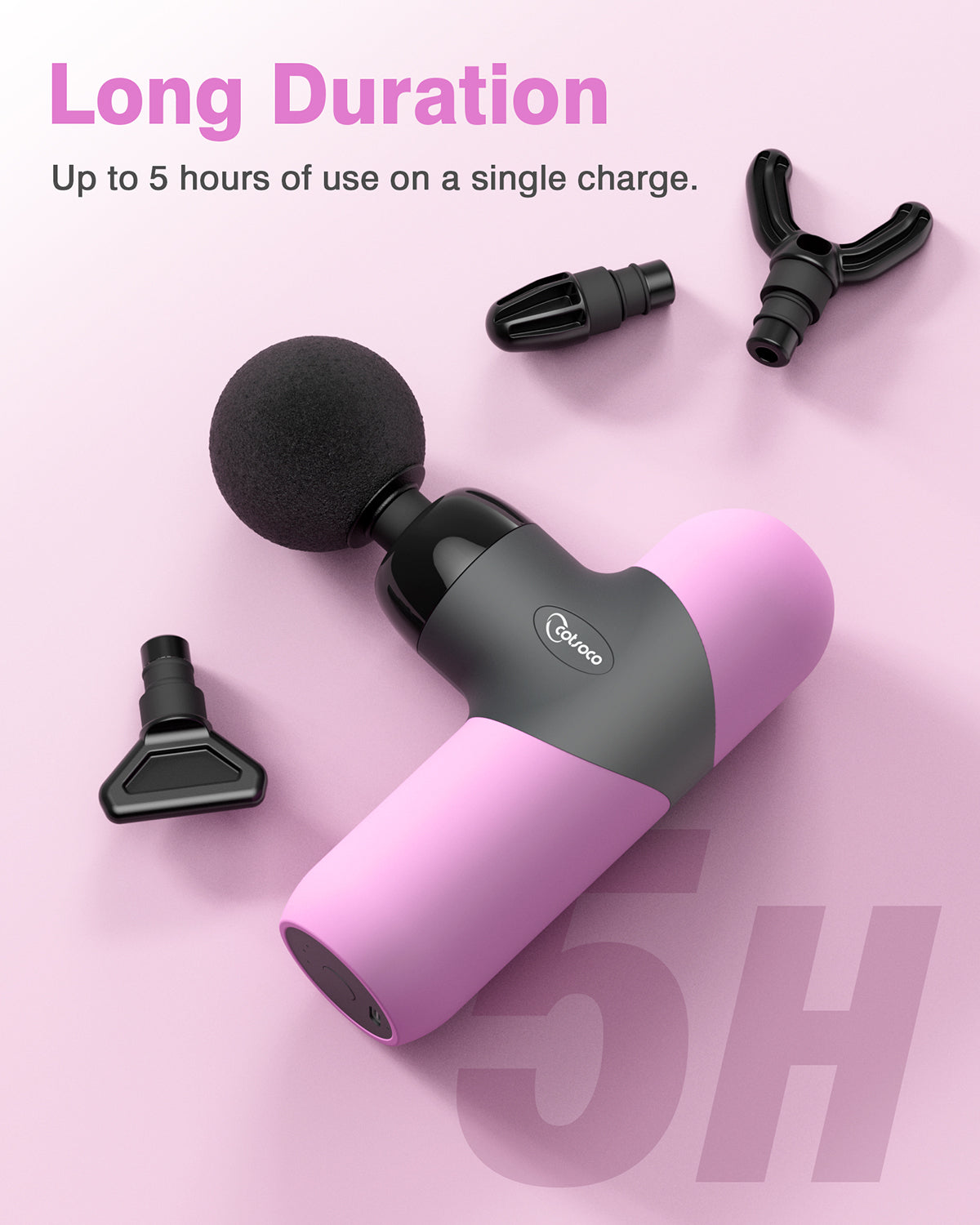 Mini Massage Gun, Percussion Deep Tissues Muscle Massager with 6 Massage Heads, Small Massage Gun Travel, Silicone Material Removable and Washable, best gift for her/him