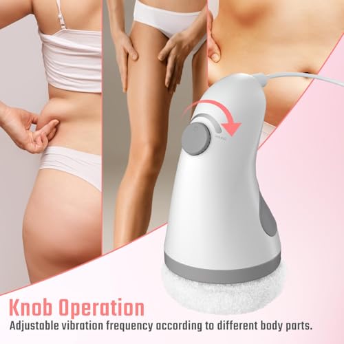 Handheld Full Body Massager with 6 Skin Friendly Washable Pads