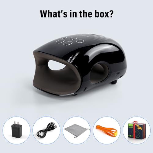 Hand Massager in 3 Modes With Heat and Compression(black)