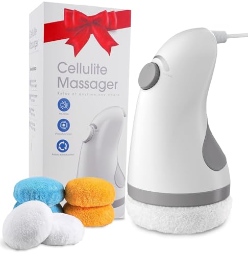 Handheld Full Body Massager with 6 Skin Friendly Washable Pads