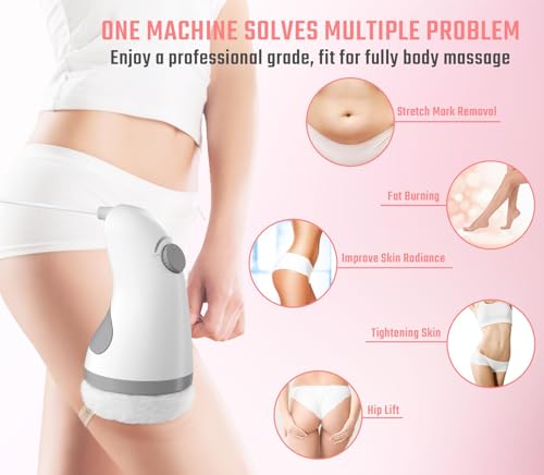 Handheld Full Body Massager with 6 Skin Friendly Washable Pads