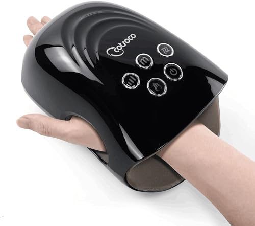 Hand Massager in 3 Modes With Heat and Compression(black)