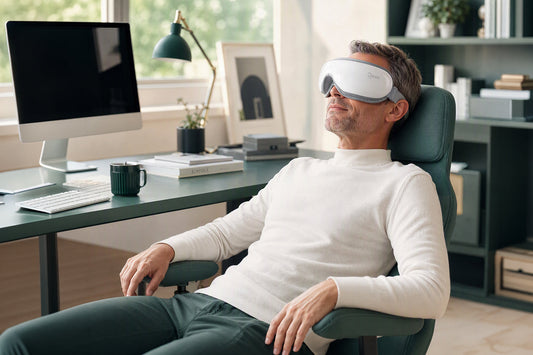 A simple screen-break routine with an eye massager