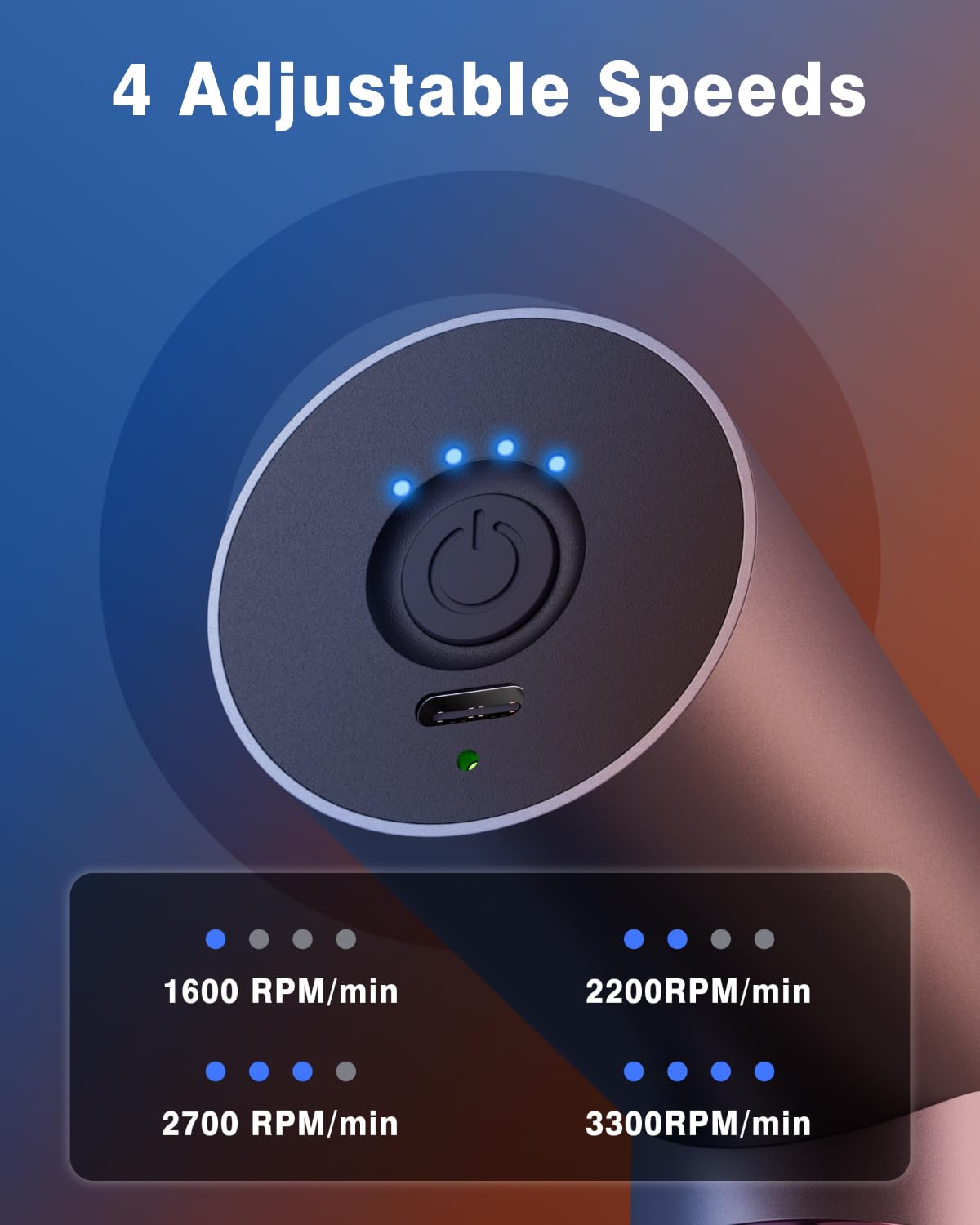 cotsoco Mini Deep Tissue Massage Gun with Heat and Cold Therapy, Full-Metal Handheld Electric Massager for Muscle Pain Relief, Portable Percussion Massage Gun for Athletes and Recovery