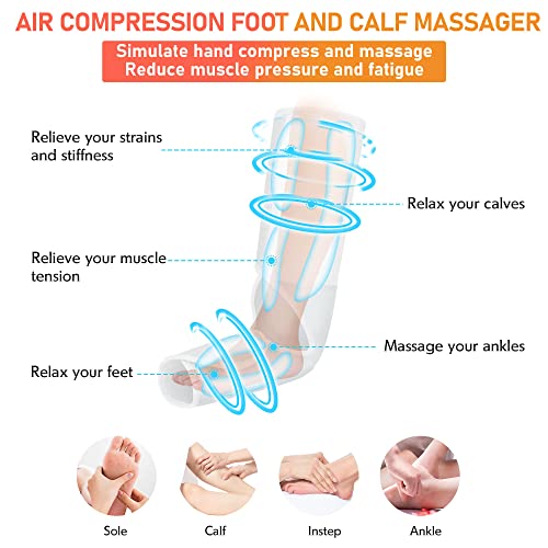 Leg Massagger with Heat for Circulation and Relaxation